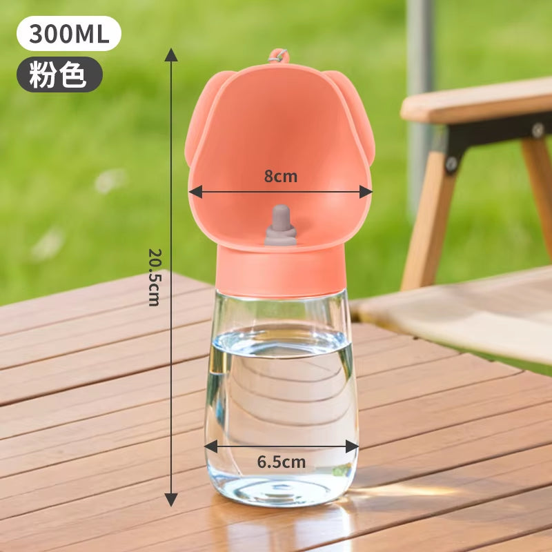Plastic Pet Water & Food Bowl 3-In-1 Outdoor Portable Multi-Functional Dog Travel Bowl
