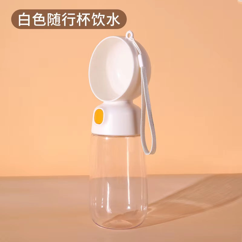 Plastic Pet Water & Food Bowl 3-In-1 Outdoor Portable Multi-Functional Dog Travel Bowl