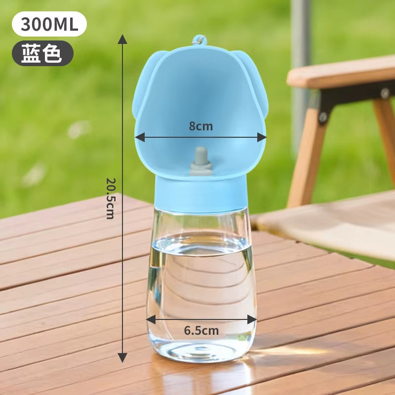 Plastic Pet Water & Food Bowl 3-In-1 Outdoor Portable Multi-Functional Dog Travel Bowl