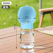 Plastic Pet Water & Food Bowl 3-In-1 Outdoor Portable Multi-Functional Dog Travel Bowl