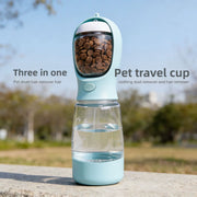 Plastic Pet Water & Food Bowl 3-In-1 Outdoor Portable Multi-Functional Dog Travel Bowl