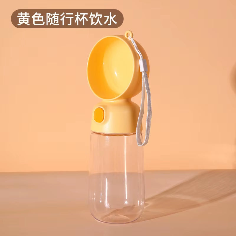 Plastic Pet Water & Food Bowl 3-In-1 Outdoor Portable Multi-Functional Dog Travel Bowl