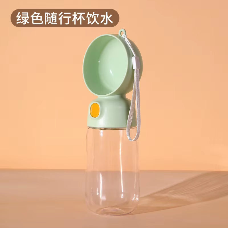 Plastic Pet Water & Food Bowl 3-In-1 Outdoor Portable Multi-Functional Dog Travel Bowl