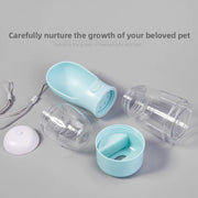 Plastic Pet Water & Food Bowl 3-In-1 Outdoor Portable Multi-Functional Dog Travel Bowl