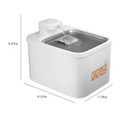 4L Wireless Pet Fountain Stainless Steel Automatic Cat Water Fountain